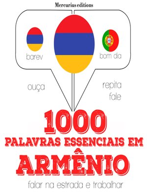cover image of 1000 palavras essenciais em armênio
